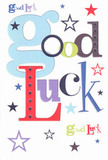 With a bright symphony of colour and a playful, welcoming design, this good luck card seems almost to hum with encouragement as you hold it-a perfect companion for those pivotal moments that mark life in Penge. Soft, oversized blue letters mingle effortlessly with accents of russet red, rich moss green, and deep purple, each thoughtfully placed like the carefully chosen stems in a seasonal bouquet. Sprightly stars-some navy, some gentler tones of lilac and fern-spangle a snowy background, evoking the star-filled nights above Penge High Street. The flat, satiny texture of the cardstock brings a sense of craftsmanship familiar to anyone who's held a freshly prepared bunch from a local florist. This card isn't just a message; it's a tangible boost of confidence and affection, perfect for wishing someone you care for all the best-whether they're stepping into a new job, tackling exams at a nearby college, or setting off on their next great adventure from Penge station. The optimism woven into its design feels as heartfelt and genuine as the support found throughout our community.